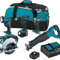 18V LXT Lithium-Ion Cordless 5-Pc. Combo Kit (3.0Ah)